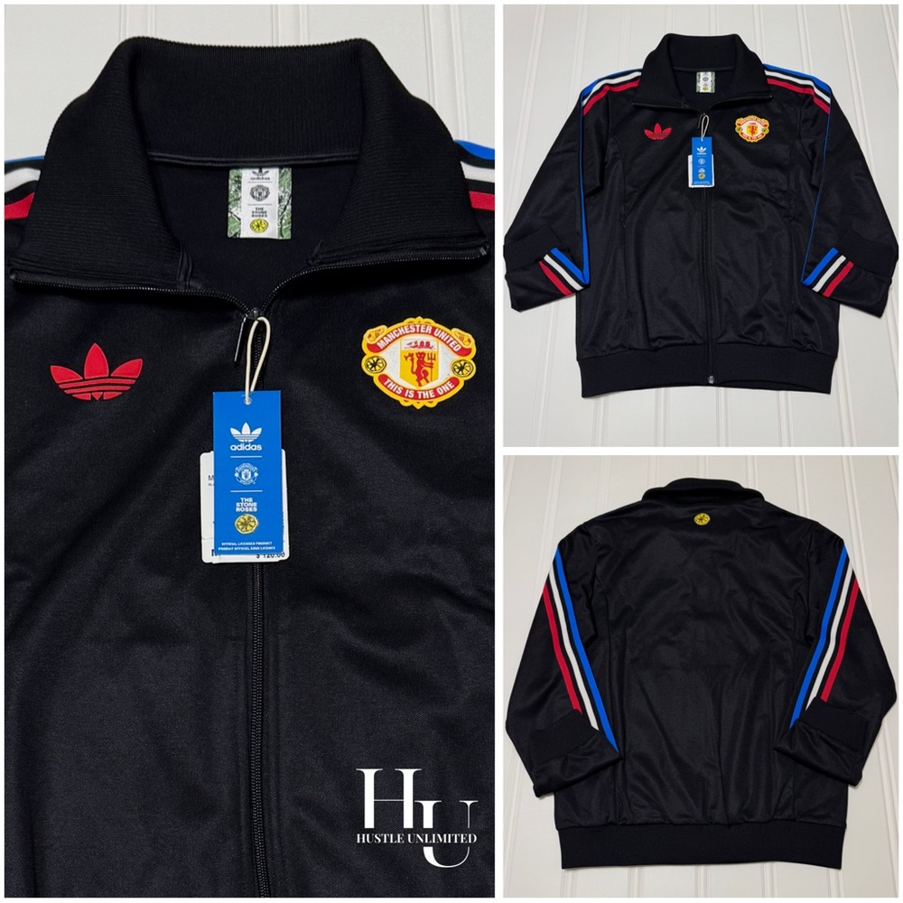 RARE Adidas Manchester United x Stone Roses Originals Track Jacket Men’s Medium